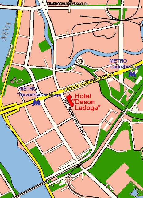 Around Hotel Desson Ladoga